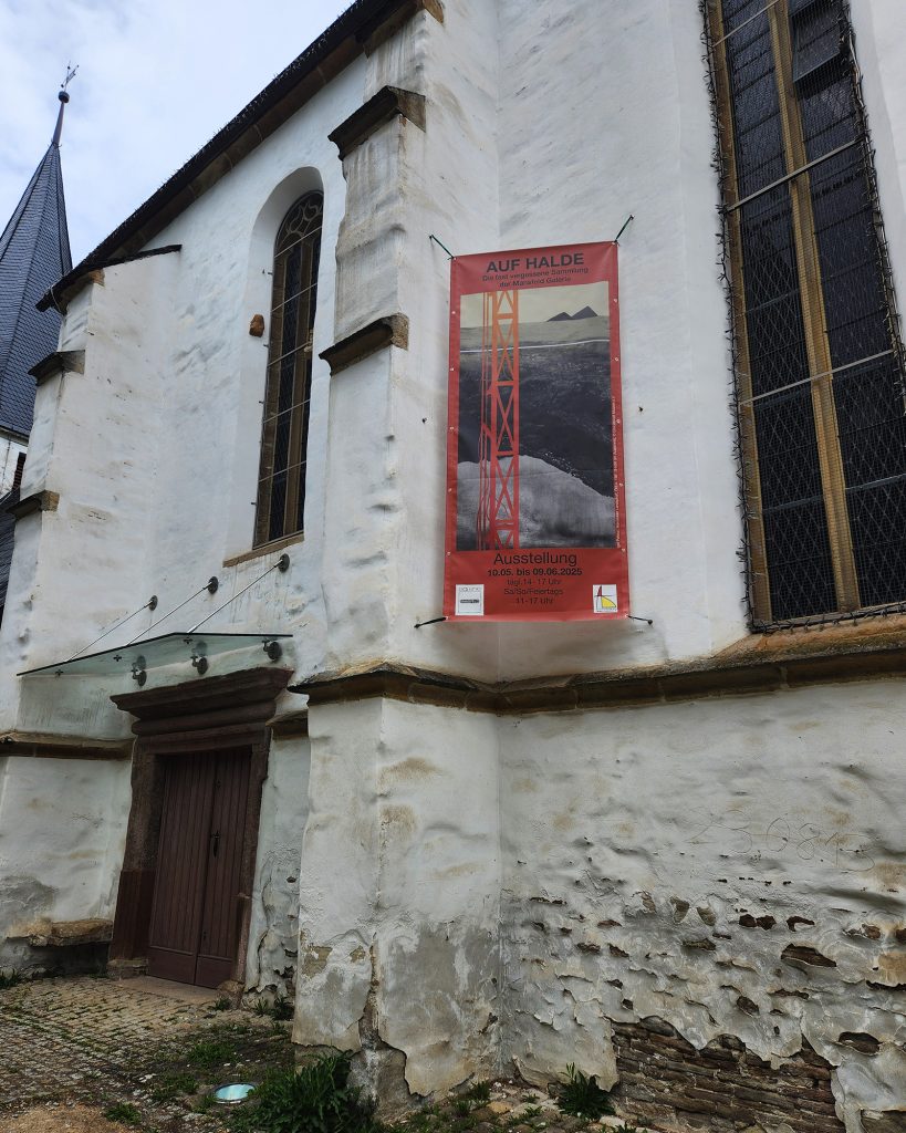 Ausschnitt Außenansicht der Marienkirche in Sangerhausen